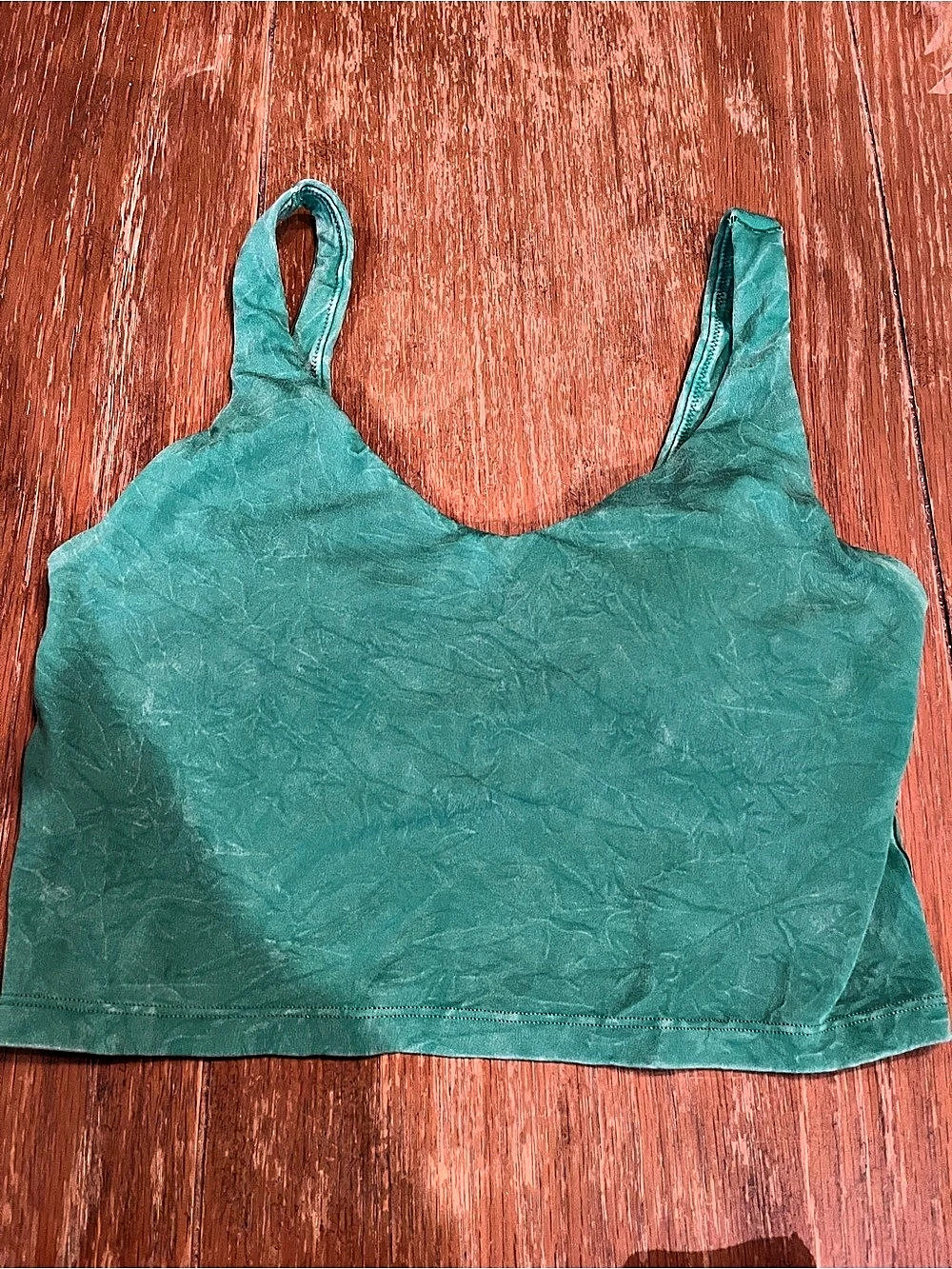 OFFLINE by Aerie Green Cropped Active Tank / Longline Sports Bra size M